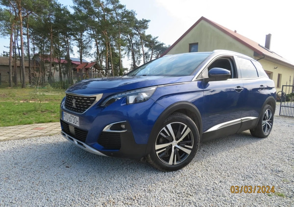 Peugeot 3008 cena 80000 przebieg: 115700, rok produkcji 2019 z Turek małe 172